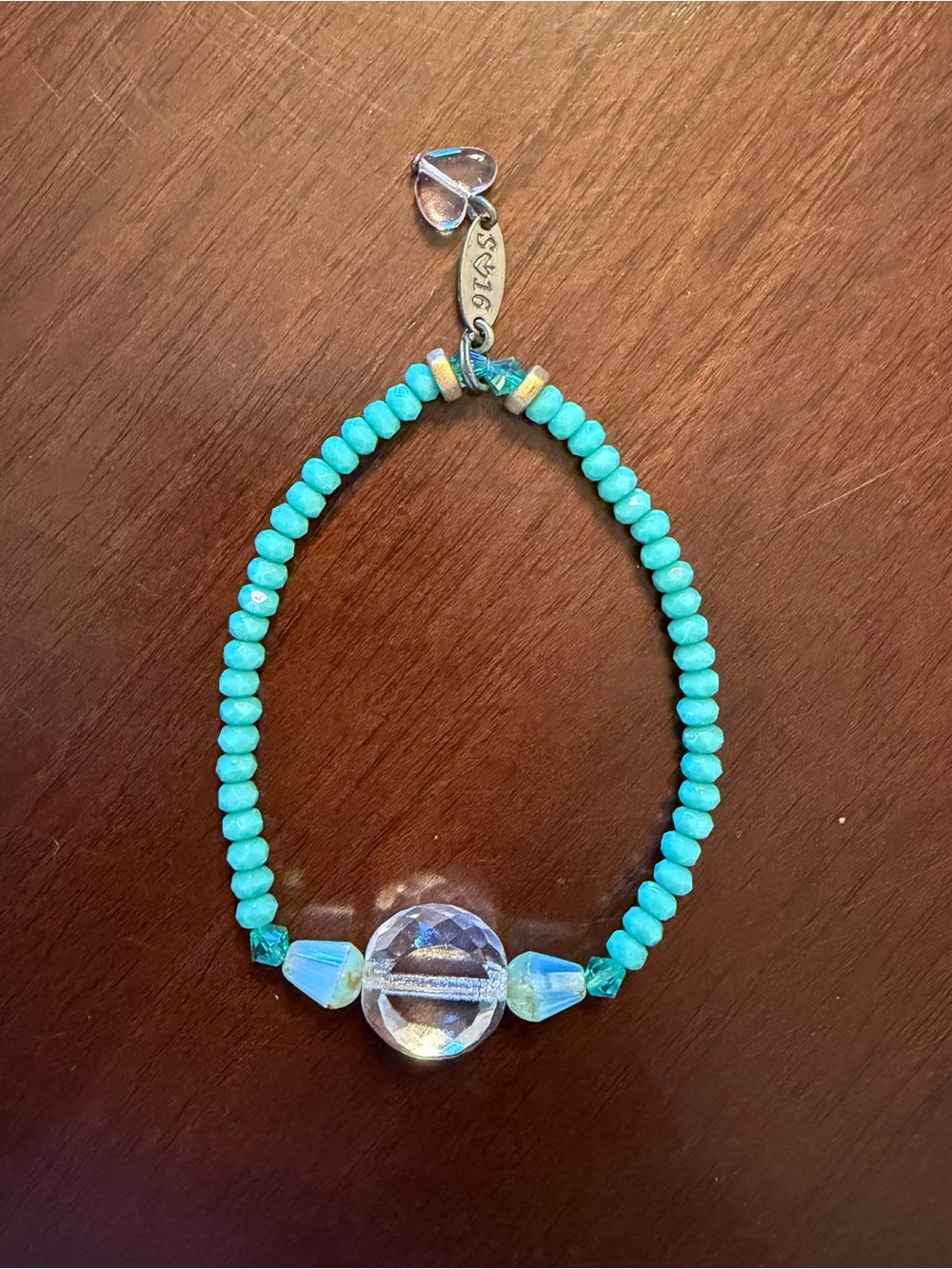Sabika Turquoise Beaded Stretch Bracelet